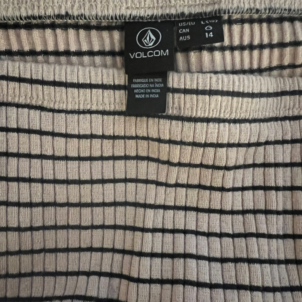 Striped Ruched Skirt - Picture 2 of 3